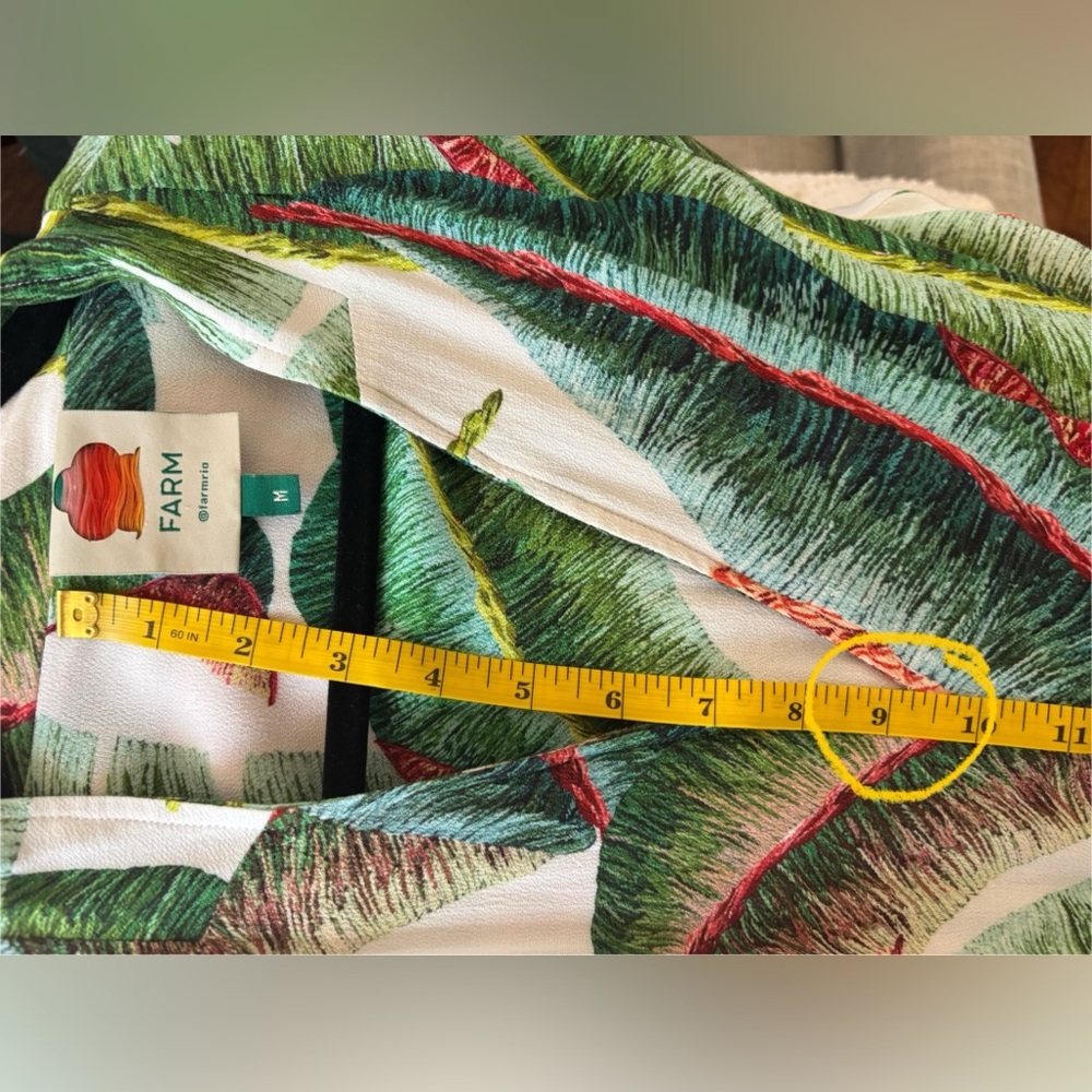 FARM Rio Tropical Print Long Sleeve Sundress Resort Wear - Picture 4 of 4